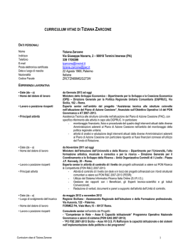 C.V.Tiziana Zarcone 07.11.2014