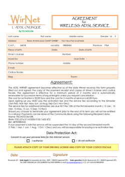 Agreement: Data Protection Act: Date Signature
