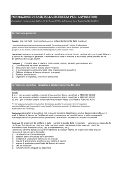 Catalogo ex lege sicurezza