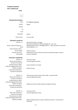 antinozzi-roberto-cv-ita - UNIIPUS &ndash; Istituto Privato Universitario