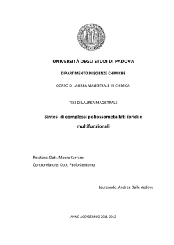 Tesi LM ADV biblio - Universit&agrave; degli Studi di Padova
