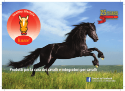 Prodotti per la cura dei cavalli e integratori per cavalli