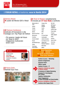 Retail Forum 2014 programma