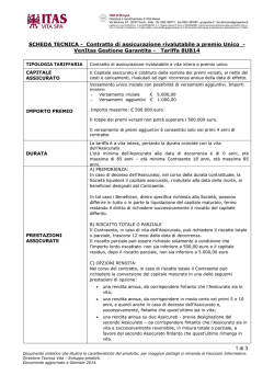 SCHEDA TECNICA PRODOTTO &ldquo;BCC PORDENONESE&rdquo;