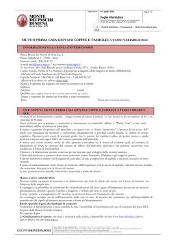 mutuo prima casa giovani coppie e famiglie a tasso variabile bce