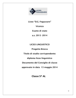 Classe Quinta AL - Liceo Fogazzaro