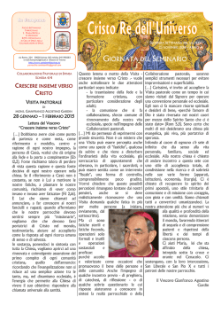 Campana 23 Novembre 2014 - Parrocchia di Santa Bertilla