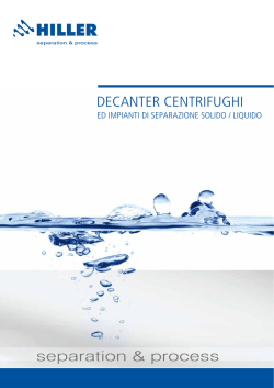 DECANTER CENTRIFUGHI