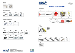 INDEVA LEAN SYSTEM - Scaglia Indeva SpA