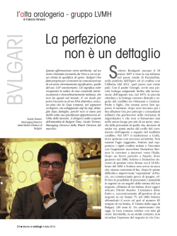 Leggi articolo - la Clessidra