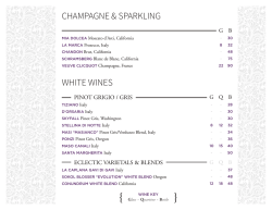 Wine List