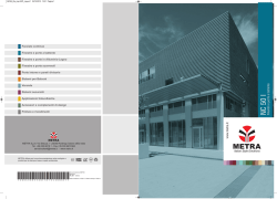 Scarica la brochure del sistema NC 50 I