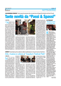 Arte, musica e cultura al Caudium Festival Park