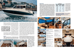 Prova Activ 855 Cruiser - Magazine: Nautica