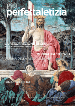 Aprile_2014 - Comunità Adveniat Santa Maria in Arce