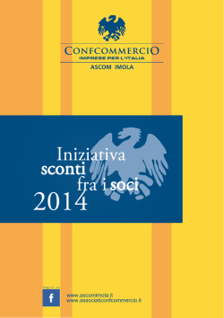 Sconti fra i soci 2014 A.cdr