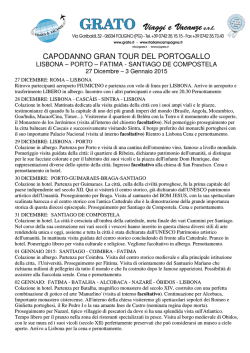 CAPODANNO GRAN TOUR DEL PORTOGALLO