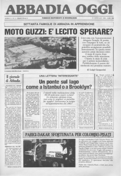 Abbadia Oggi - proloco lario orientale