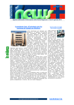 sommario - Regione Piemonte