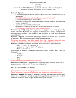 Esame + tracce 23-05-2014