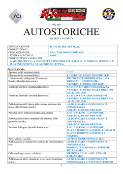 AUTOSTORICHE - tre cime promotor