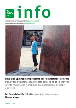 Fuss- und Sprunggelenkprobleme bei Rheumatoider Arthritis