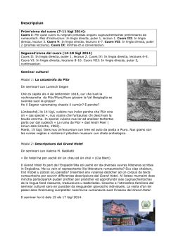 Descripziun per Chesa Planta