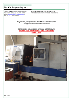 Ber.Co. Engineering s.r.l. - BERGAMINI ATTREZZATURE di