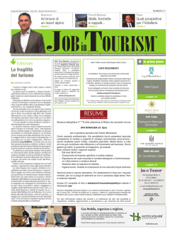 Job in Tourism