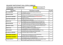 squadre iscritte xiii cg lim 44 maschile