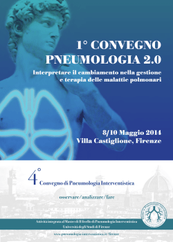 1° Convegno di Pneumologia 2.0
