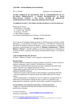 Scarica Bando + domanda