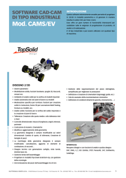 cams/ev - software cad-cam di tipo industriale