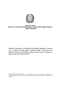 Sezione regionale di controllo per il Trentino-Alto