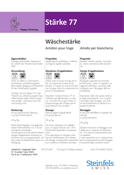 St&auml;rke 77 - Steinfels Swiss