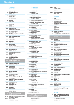 cal fiere elenco mese 09