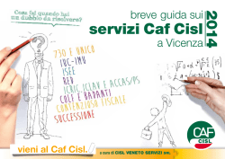 servizi Caf Cisl 2 014