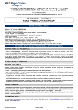 MUTUO "PREFIX CAP PER SURROGA"