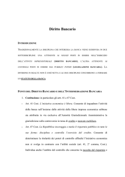 Diritto Bancario