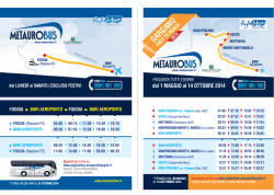 Orari Metauro Gargano