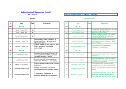 Laboratorio di Meccanica (can C)