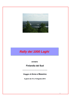 Leggi il resoconto completo