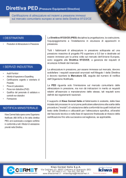 Direttiva 97/23/CE PED