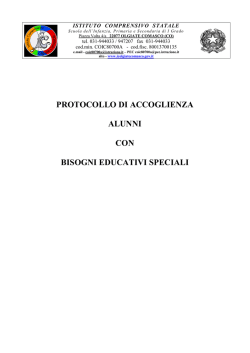 protocollo BES giugno 2014_15 - Istituto Comprensivo Olgiate
