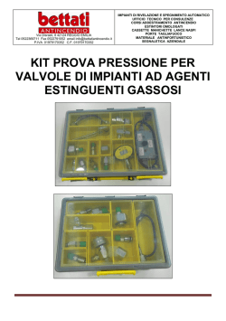 Kit prova - Bettati Antincendio