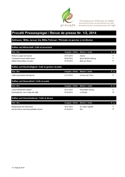 Pressespiegel 02/2014