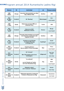 30. Schner 2010 Rudolf Robbi - RLR | Rumantschs Ladins Rigi