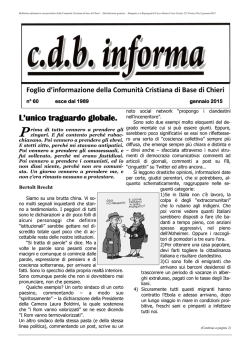n&deg; 60 gennaio 2015
