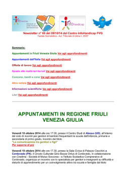 Newsletter n. 69 del 09/10/2014