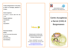 Centro Accoglienza e Servizi (CAS) di Borgomanero